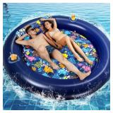 Double Adults Inflatable Pool Floats Mat, LUSARRYW