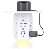 Outlet Extender Surge Protector - with Shelf and N