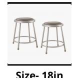 $190 Heavy Duty Vinyl Padded Steel Shop Stool 2 Pa