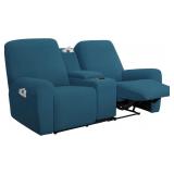 $121 Easy-Going Stretch Recliner Loveseat Cover wi