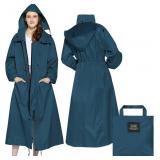 SOPPY Rain Coats for Women, Women's Long Waterproo