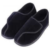 LongBay Men's Memory Foam Diabetic Slippers Comfy