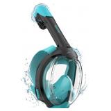 ACURE Kids Snorkel Mask Full Face - Anti-Fog & Dry