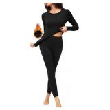 Ganado Thermal Underwear Set for Women Fleece Line