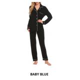Ekouaer Sleepwear Womens Pajamas Set Long Sleeve P