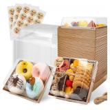 Charcuterie Boxes with Clear Lids Mini Bakery Boxe