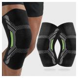 2 Pack knee brace for women and men, knee compress