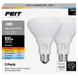 Feit Electric BR30 LED Light Bulb, 100W Equivalent