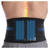 Paskyee Back Brace for Lower Back Pain Relief, Sci