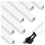 8pcs 136in Corner Cable Concealer, Large Corner Co