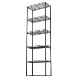 HOMEFORT 6-Tier Wire Shelving, 6 Shelves Unit Meta