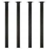 QLLY 28 inch Adjustable Tall Metal Desk Legs, Offi