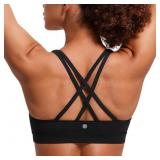 CRZ YOGA Women's Strappy Sports Bras Fitness Worko