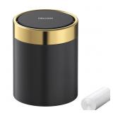 Mini Trash Can with 360  Swing Lid, 0.4Gal/1.5L St
