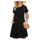 ADOREJOY Womens Summer Dresses Beach Casual Short