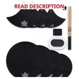 Drum Mute Pads, Drum Silencer Pads Set 12 Pieces w