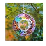 Hanging Bird Feeder Mosaic Circle