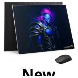 Glass Mouse Pad Micro Etched Surface and Whole Sil