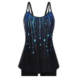 $137 Hanna Nikole Tankini Swimsuits for Women Two