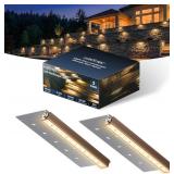 HIBOITEC 2Pack 7-Inch LED Hardscape Lights for Out