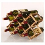 Freestanding Stackable Wine Rack Organizer for Cou