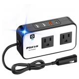 PiSFAU 200W Car Power Inverter, DC 12V to 110V AC