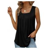 Saloogoe Summer Tank Tops for Women Loose Fit Plea