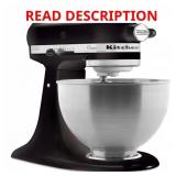 $465 KitchenAid Classic Plus Onyx Black 4.5 qt 10