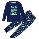Funnycokid Boys Pajamas 2 Piece Pjs Set Kids Long