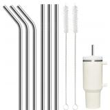 6 Pack Stainless Steel Straw Replacement 40 oz and