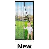 Black Magnetic Screen Door Fit Door Size 32 X 78 i