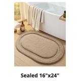 Color&Geometry Beige 15'x23' Small Bathroom Rugs,
