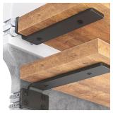 4 Pack Goovilla Shelf Bracket, Heavy Duty Floating