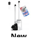 NEWE Toilet Brush and Plunger Set, 2 in 1 Toilet P