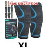 MODVEL 2 Pack Compression Knee Braces for Men & Wo