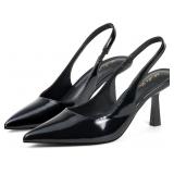 Elisabet Tang Women Stiletto Slingback Heels Pumps
