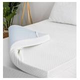 3 Inch Gel Memory Foam Mattress Topper, 76' x 80'