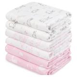 GLLQUEN BABY Receiving Blanket Boy Cotton Muslin S