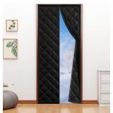 Magnetic Thermal Insulated Door Curtain for 38'x 8