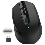 RaceGT Type C Wirelss Mouse, 2.4G Silent Computer
