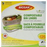 Biosak Compostable Liner Bags (Pack 125/16.75 X 17