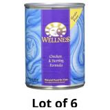 Wellness Chicken & Herring Cat Can 12.5Oz