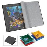 Becko US 1500 Piece Jigsaw Puzzle Board with 6 Tra