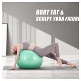 Polygon Exercise Ball, Professional Grade Anti-Bur