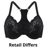 DELIMIRA Women's Racerback Front Closure Bras Lace