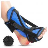 Plantar Fasciitis Night Splint with Massage Ball,