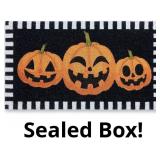 MAINEVENT Halloween Pumpkin Outdoor Mat 30x17 Inch
