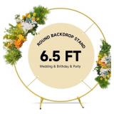 Balloon Arch Stand Metal Round Backdrop Stand Circ