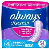 Always Discreet Adult Incontinence Pads for Women,