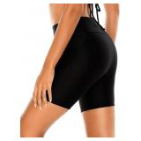 RELLECIGA Women's High Waisted Board Shorts Swimwe